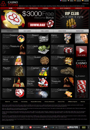 Casino Titan Homepage